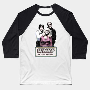 retro wkrp in cincinnati worn crack Baseball T-Shirt